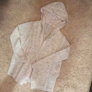 Anthropologie Hooded Sweater Cardigan